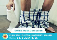 Gejala Wasir Campuran